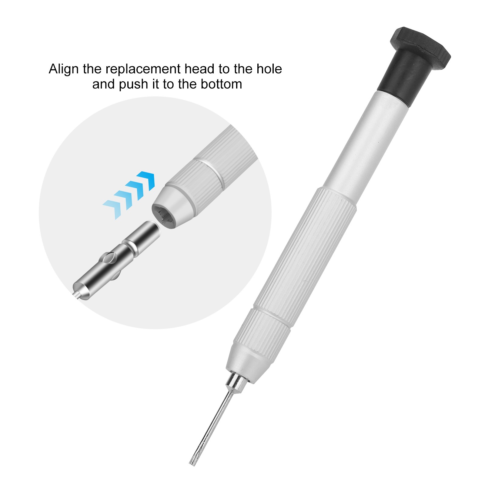 1 Set Portable Multi-Use Precision Screwdriver Kit for Watch Glasses Repair Tool