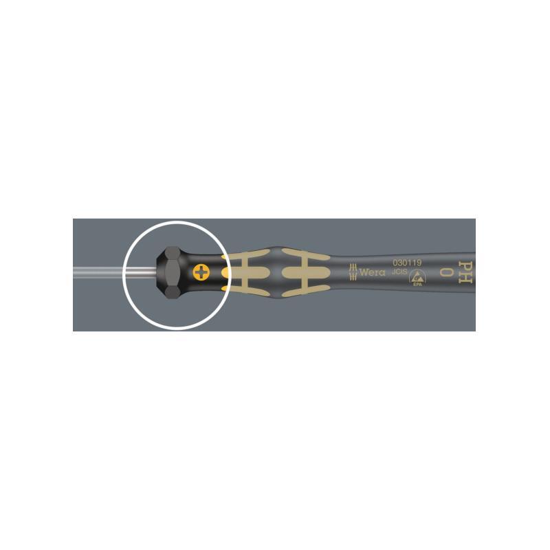 Wera 05030114001 ESD Kraftform Micro Security Torx Precision Screwdriver, T8s