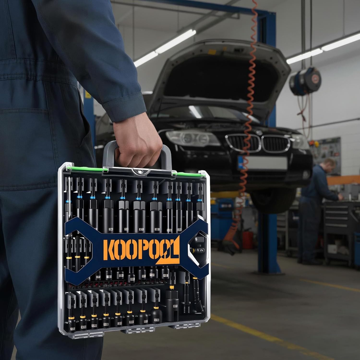 Socket Set, Magnetic Nut Driver Set,Impact Driver Bit Set with Socket Adapters