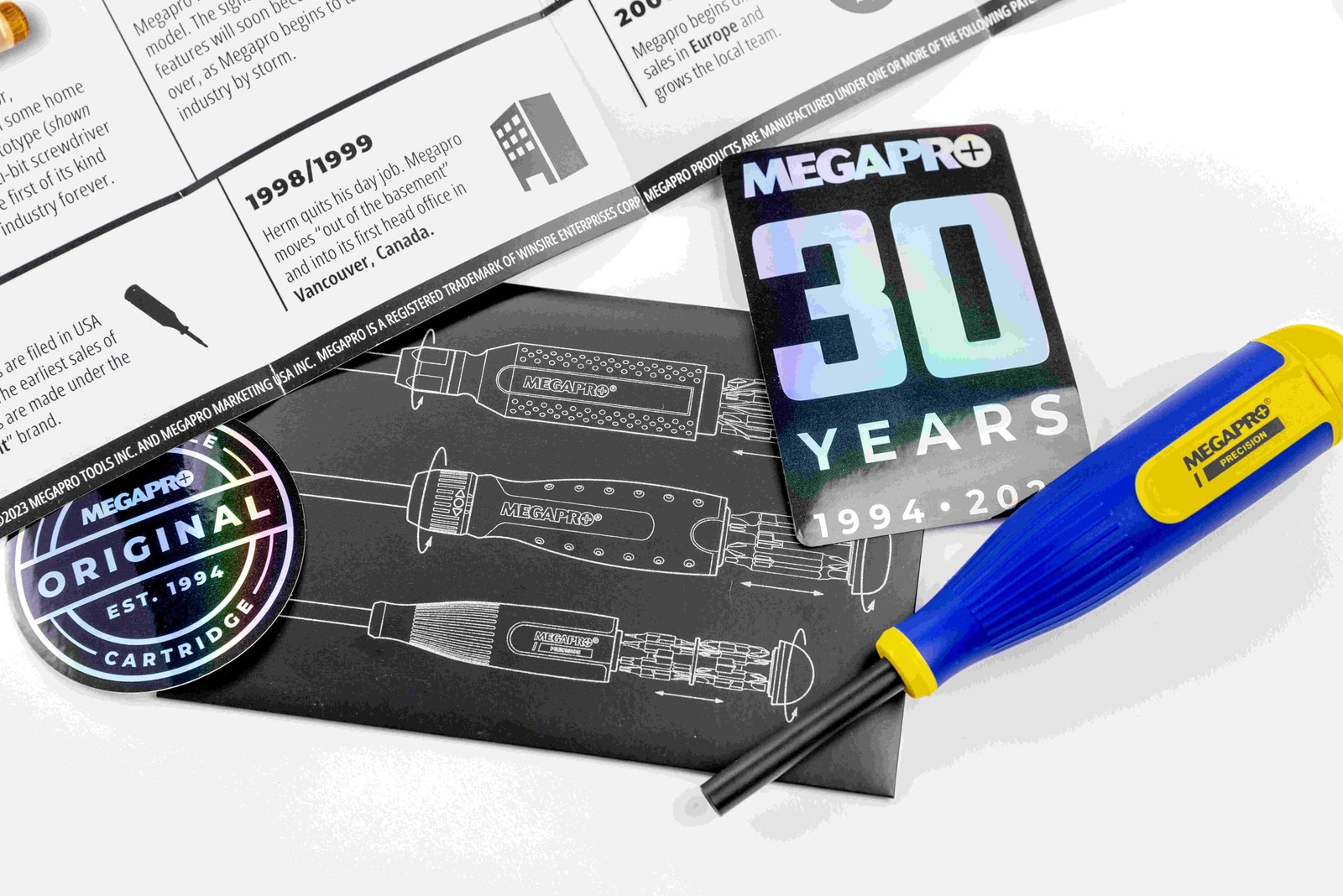 MEGAPRO® 30th Anniversary Multi-Bit Screwdriver Kit | Premium Tool Set | 30pc…