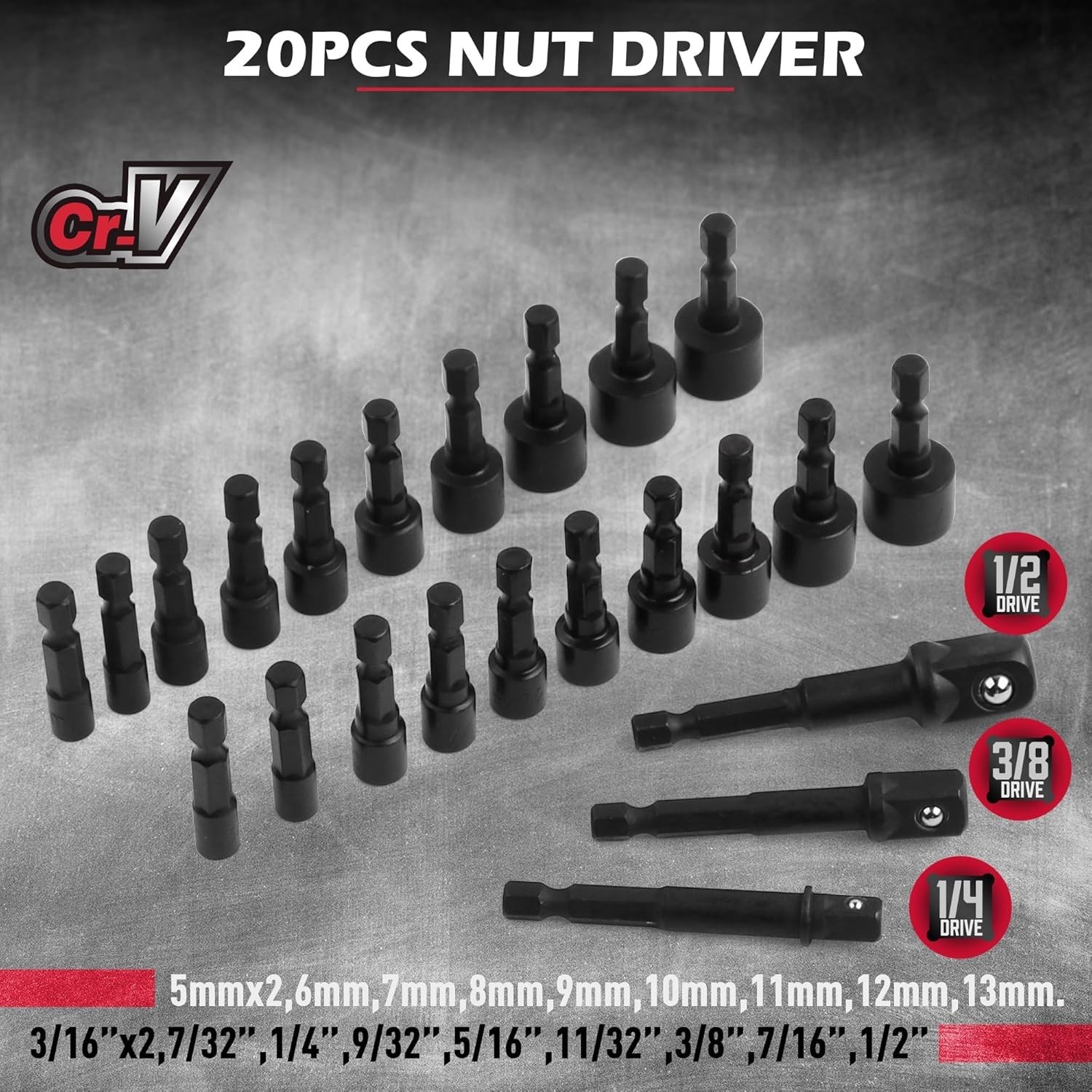 232-Piece Chrome Vanadium Screwdriver Bit Set with Ratchet Wrench – Complete Kit