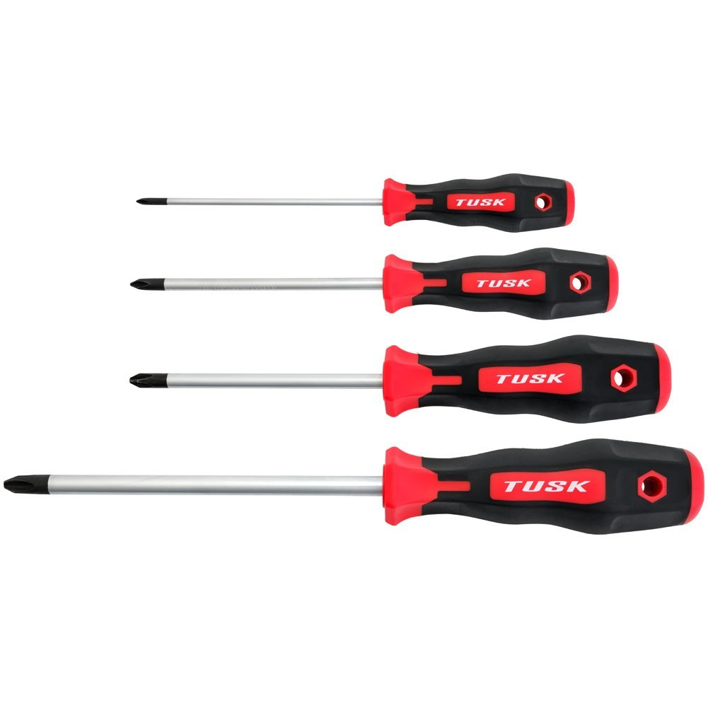 ⭐️JIS 4pc SCREWDRIVER SET #0 #1 #2 #3 TUSK JAPAN MOTORCYCLE ATV UTV ⭐️