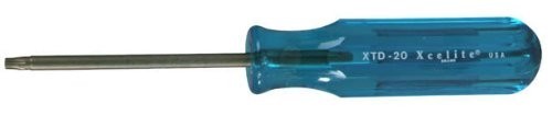 Xcelite XTD20 Chromium Vanadium Steel Torx Round Blade Screwdriver, T20