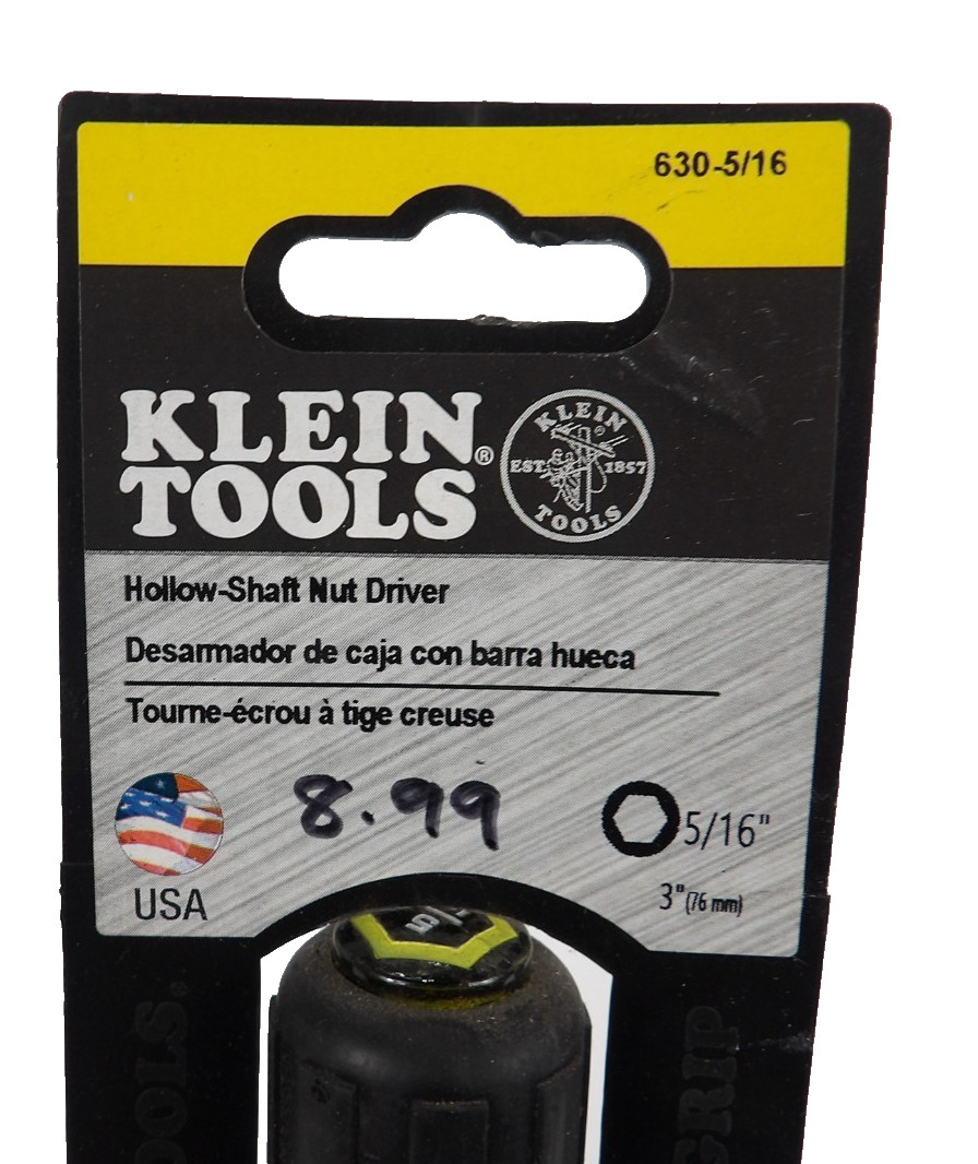 Klein Tools – 5/16″ Hollow Shaft Nut Driver #630-5/16