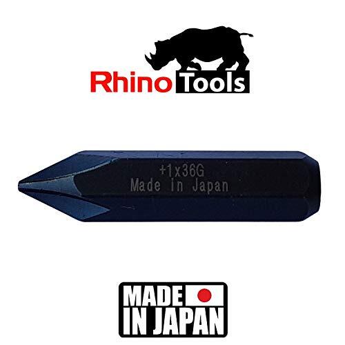 5/16″ JIS Impact Screwdriver Bits | Made in Japan | +1 +2 +3 +4-10 (36Mm