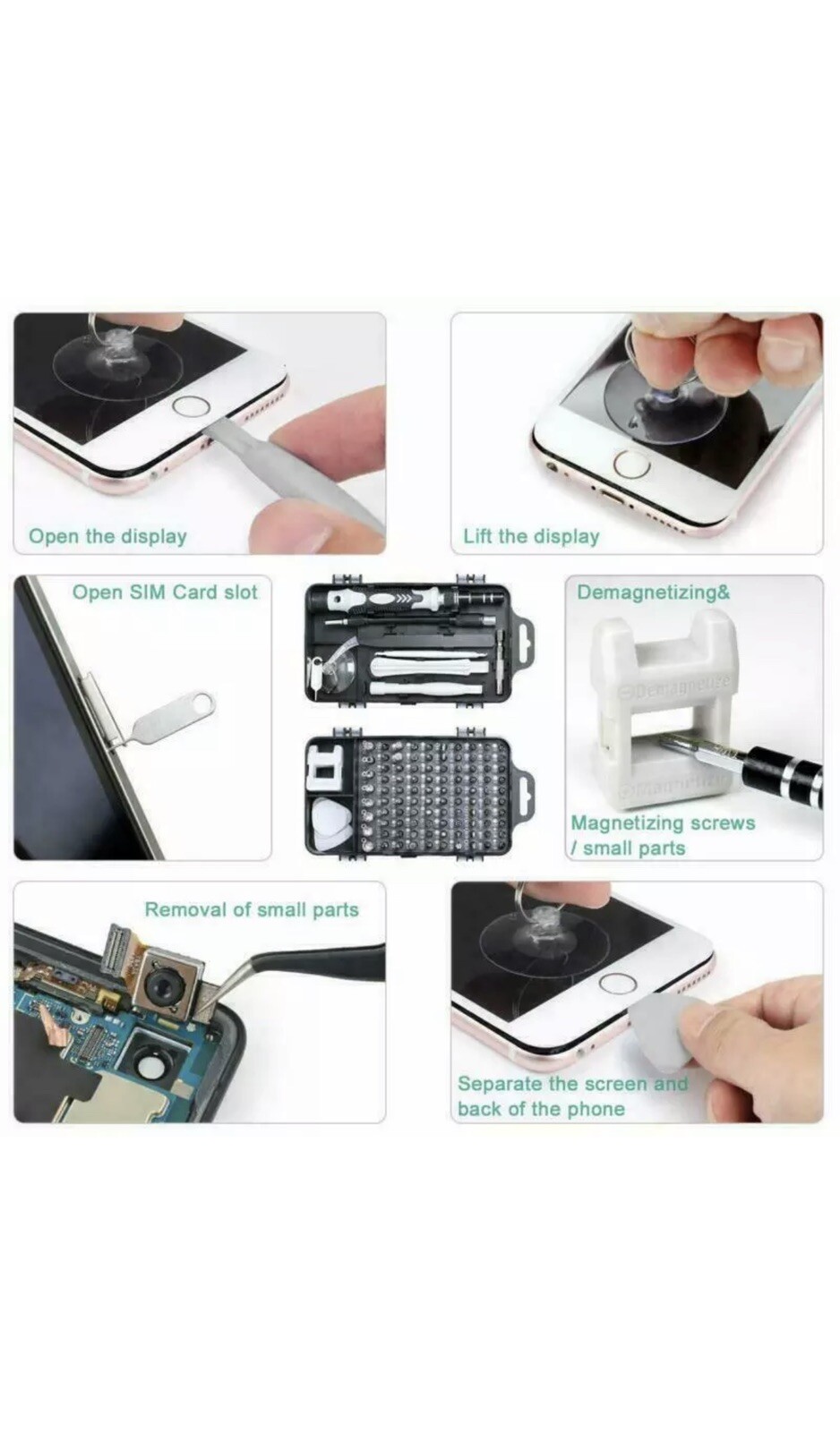 Scratch-Safe Opening Repair Screwdriver Tool Kit For Apple iPad 5 Air Pro Mini
