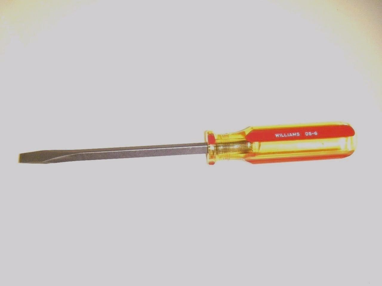 Williams DS6 Mechanics Square 6″ Blade Flat Slot 5/16″ Tip Screwdriver 11″ OAL