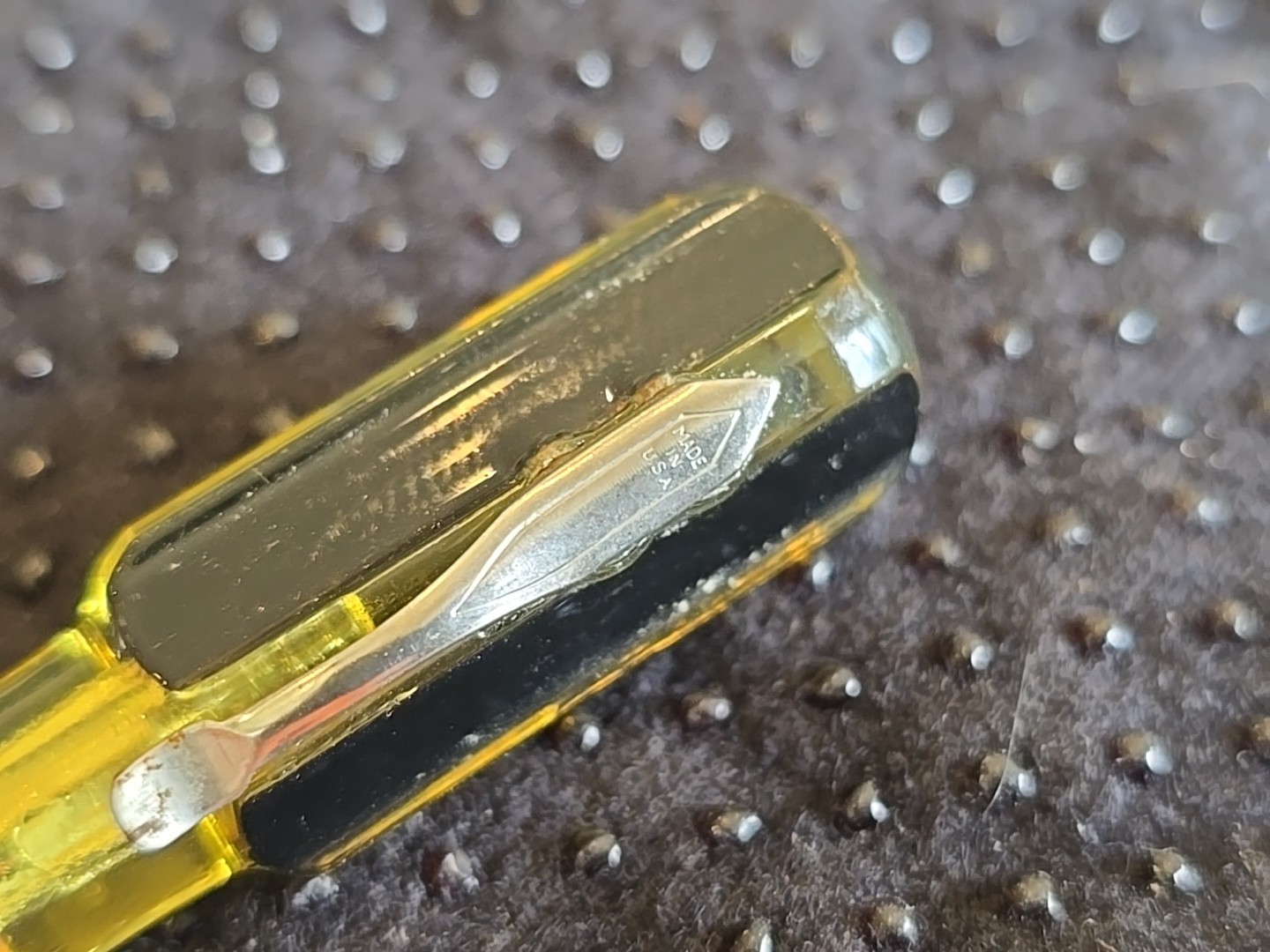 CRESCENT 2″ Flat Slotted Pocket Mini Screwdriver 543-2 MADE IN USA