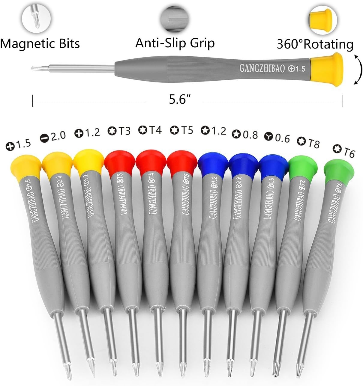 21Pcs Precision Screwdriver Set Magnetic, Repair Tools Kit for Fix Phone/Iphone,