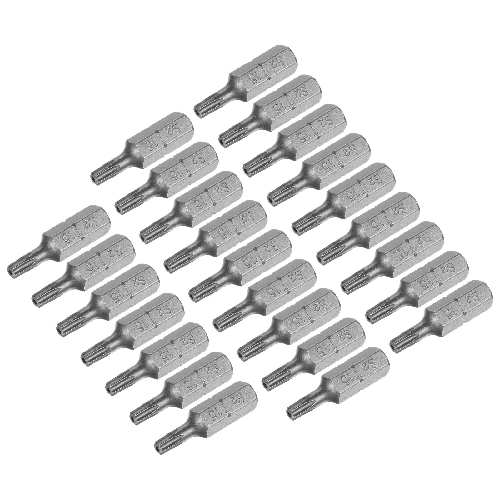 25pcs Torx Bits 1/4″ Magnetic Screwdriver T15 Screw Driver Bit S2 Alloy Steel