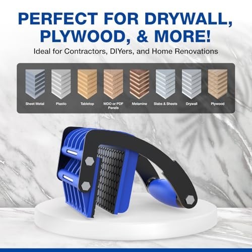 Heavy-Duty Panel Carrier Tool for Plywood & Drywall – One-Handed Grip, 100 lbs C