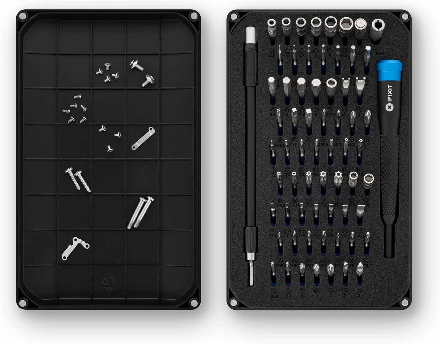 Mako 64pc Precision Driver Bit Set Electronics Repair Tool Kit US