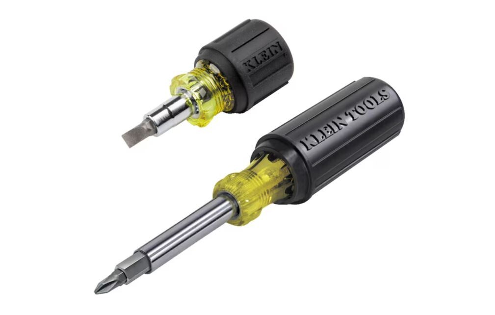 Klein Tools 85518 Multi-Bit Screwdriver/Nutdriver Set Bi-Material Handle