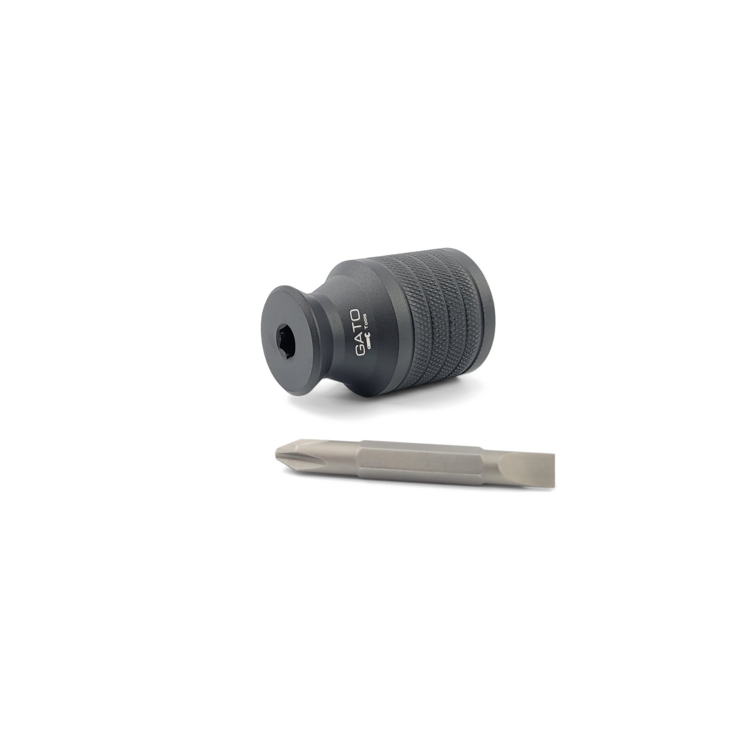 Magnetic Short Stubby Screwdriver – Double Ended with Phillips and Slotted Flat