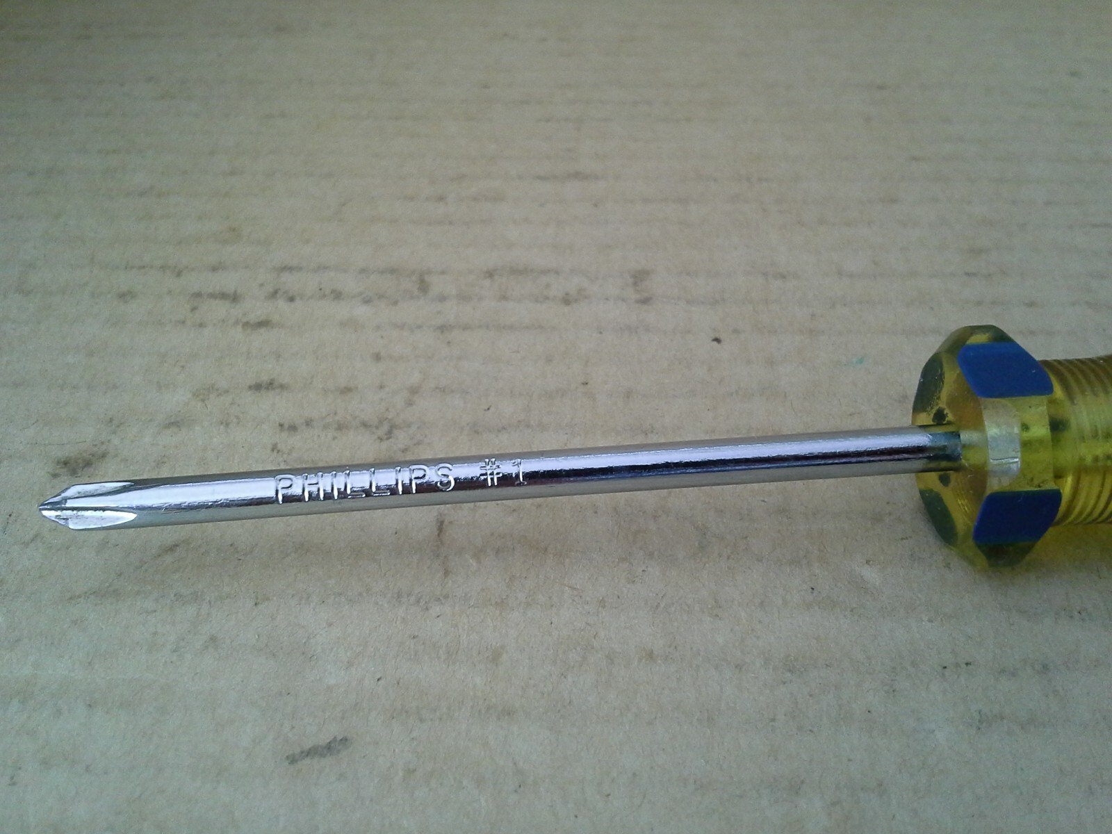 Vintage. OXWALL USA VP203 Phillips #1 Chrome-Van Screwdriver. VGC