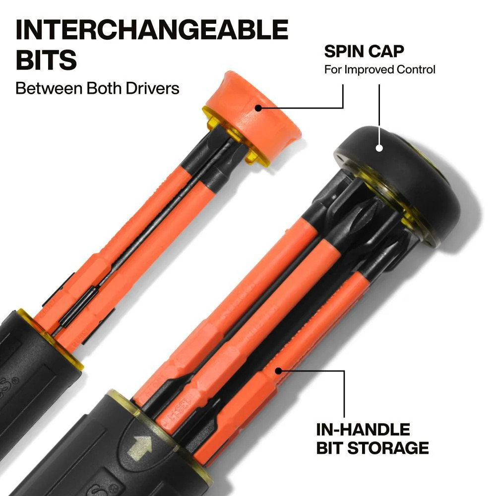 Klein Tools 10-In-2 Insulated Auto-Lock Screwdriver Set