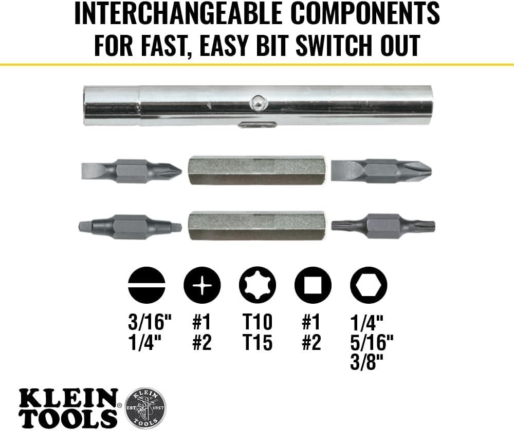 Compact 11-in-1 Screwdriver Nut Driver with Cushion Grip – Perfect for All Tasks