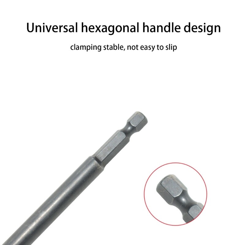 Professional 300mm Hexagonal Shank Locking Drill Bit Adapter for Carpentry