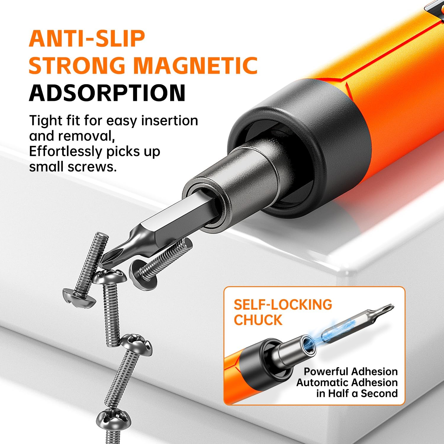 120-IN-1 Mini Electric Screwdriver Set is a comprehensive electric precision …