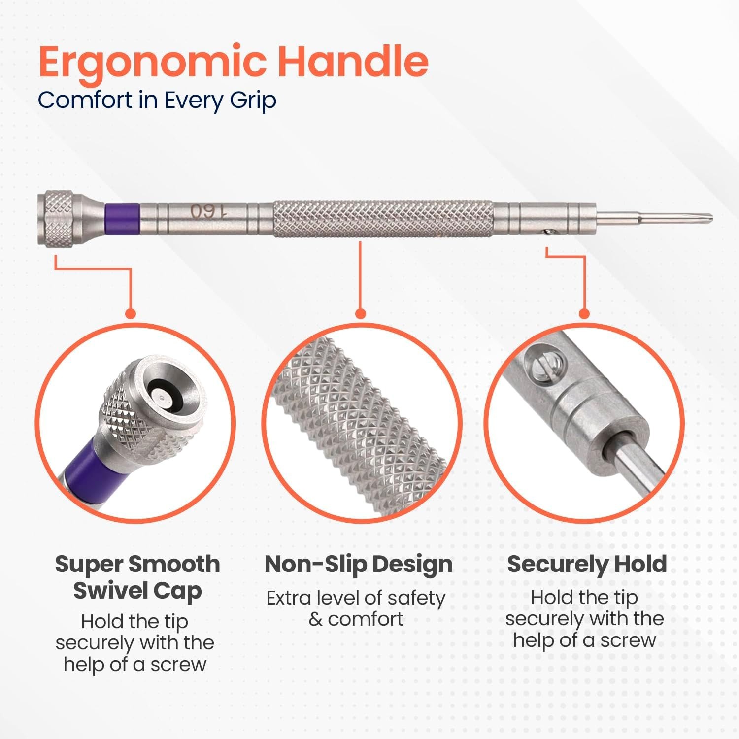 Versatile 10-Piece Stainless Steel Screwdriver Set – Repair Watches & Glasses