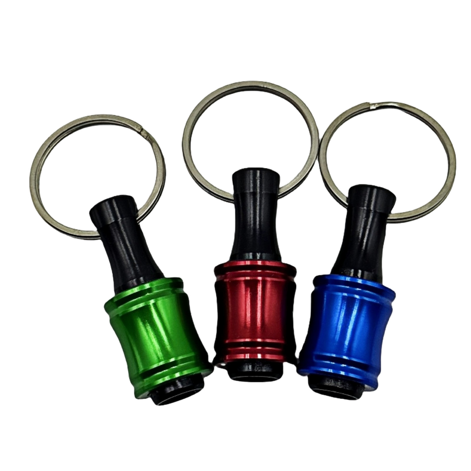 1/4″ Hex Shank Quick Release Keychain Screwdriver Drill Bit Holder carry aroundA