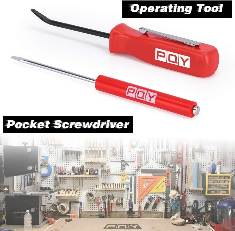 Durable Pocket Magnetic Screwdriver & Pry Bar – Handy for Home Improvement