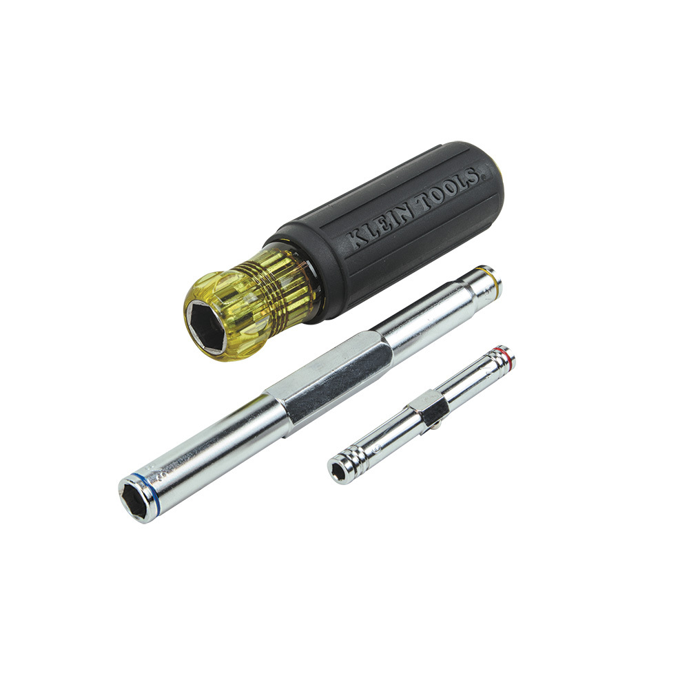 Klein Tools 32801 5-in-1 Multi-Bit Screwdriver / Nut Driver, Heavy Duty