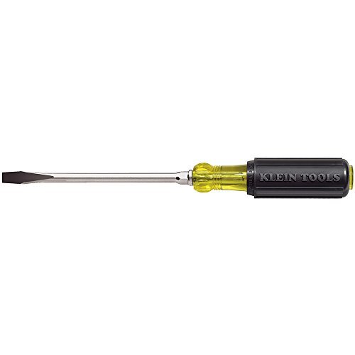 Klein Tools 602-6 5/16-Inch Keystone Tip Screwdriver, 6″ Heavy Duty Round Shank