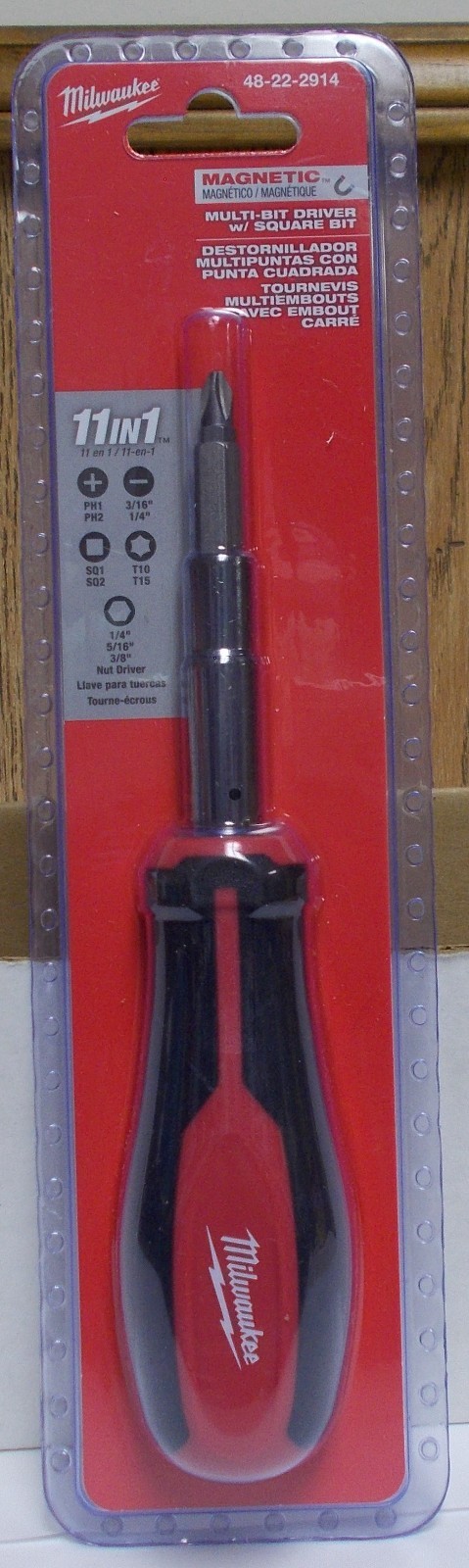 Milwaukee 48-22-2880 Cushion-Grip 13-in-1 Screwdriver With ECX Bit