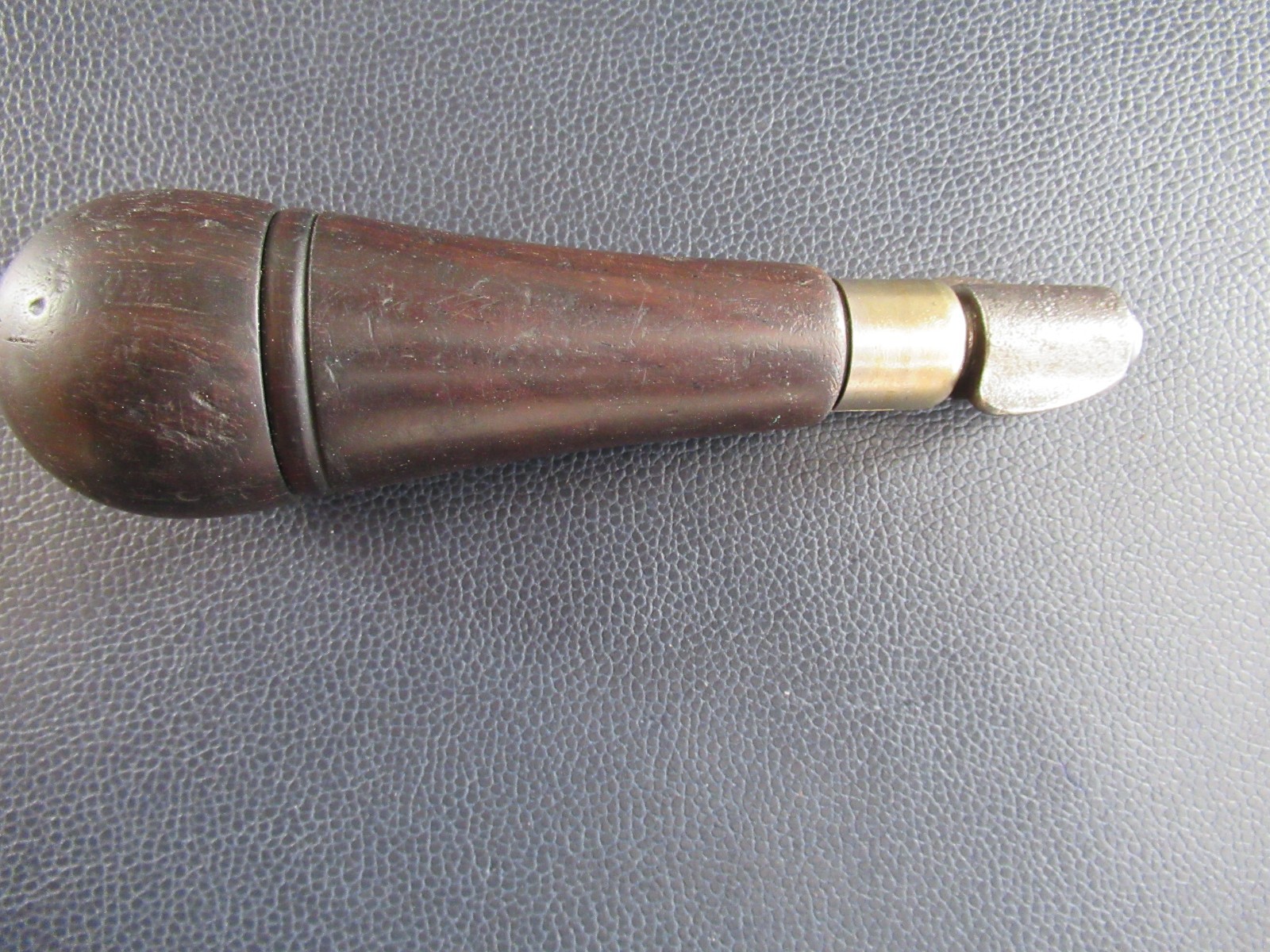 Vintage Antique Rosewood Handle Screwdriver Multi Tool With 5 Bits