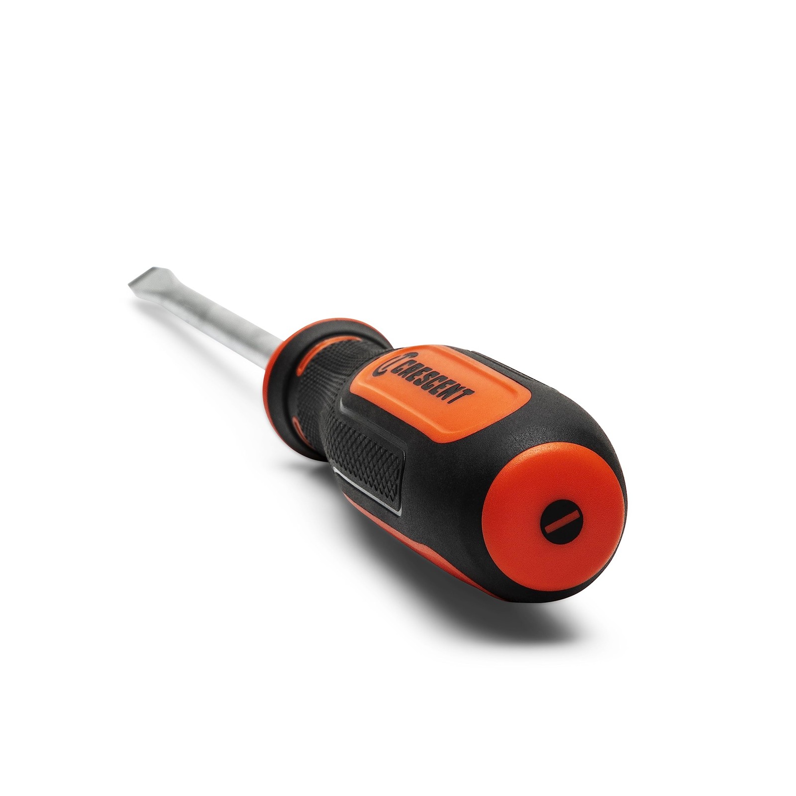 Crescent 4 Pc. Slotted Dual Material Screwdriver Set, Rawhide & Black