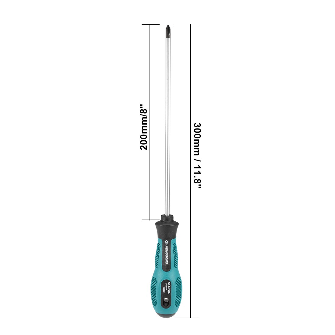 #1 Phillips Screwdriver 8″ Round Shaft Non Slip Comfortable Handle