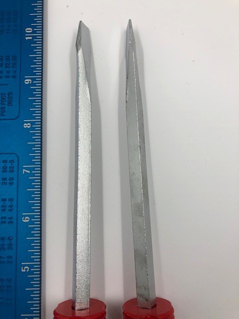 Lot of 2 POWR-KRAFT Screwdrivers Flat Head 4600-6 New Old Stock