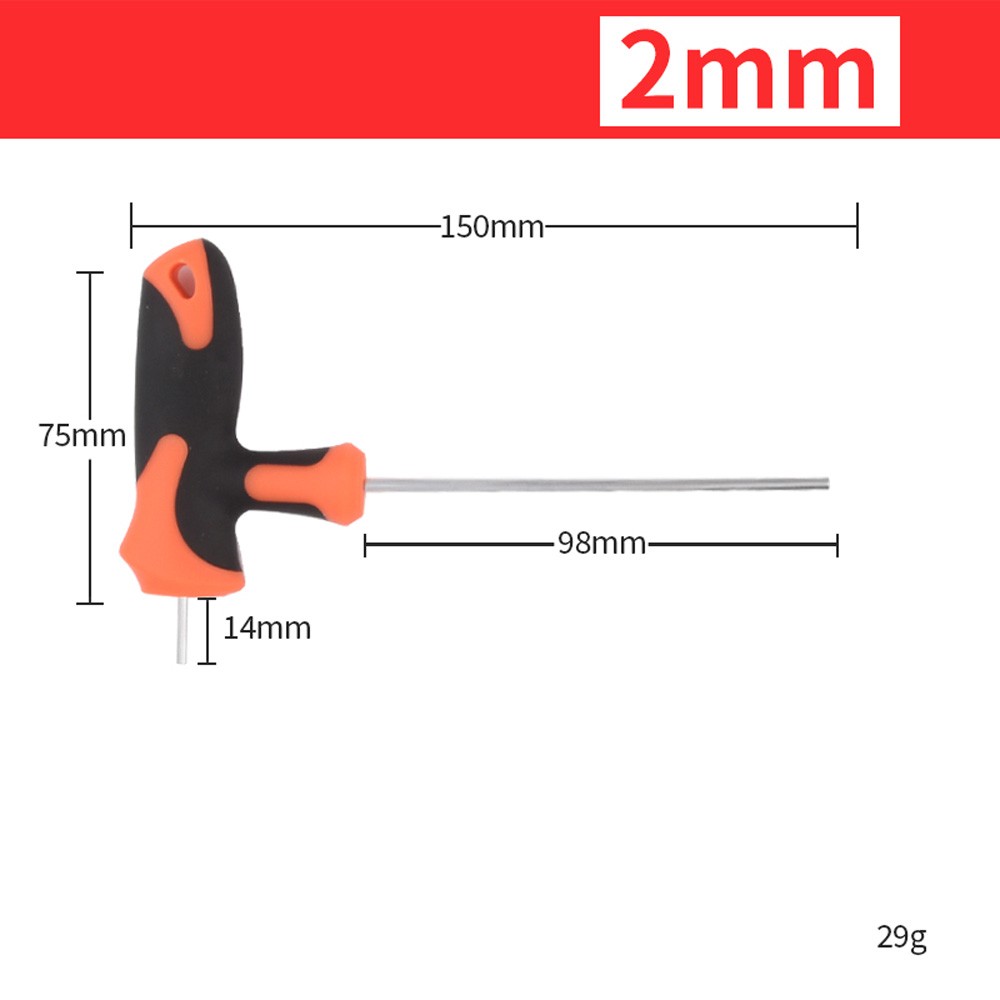 T-Handle Hex Key Allen Key Hexagon Key Keys Set Chromium Vanadium Steel 2mm-12mm