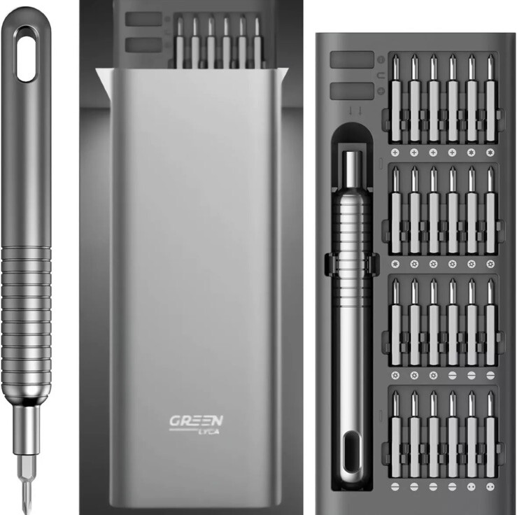 Green Lyca Repair 51-in-1 Precision Screwdriver Set G-1231 NEW
