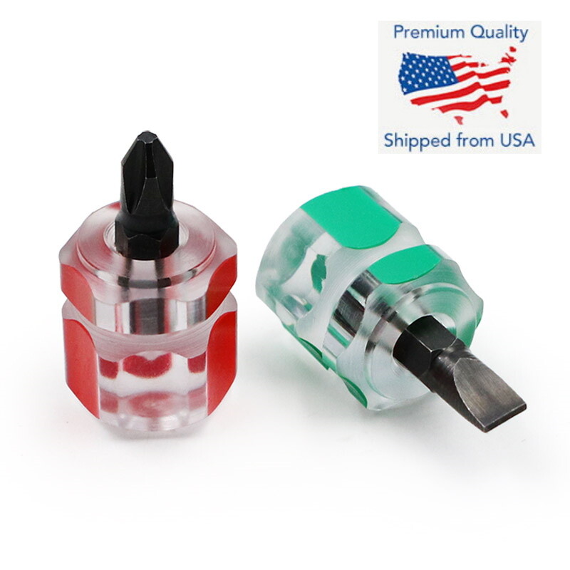 2PCS Set Screwdriver Kit Mini Small Portable Radish Head Screw Tight Space Tools
