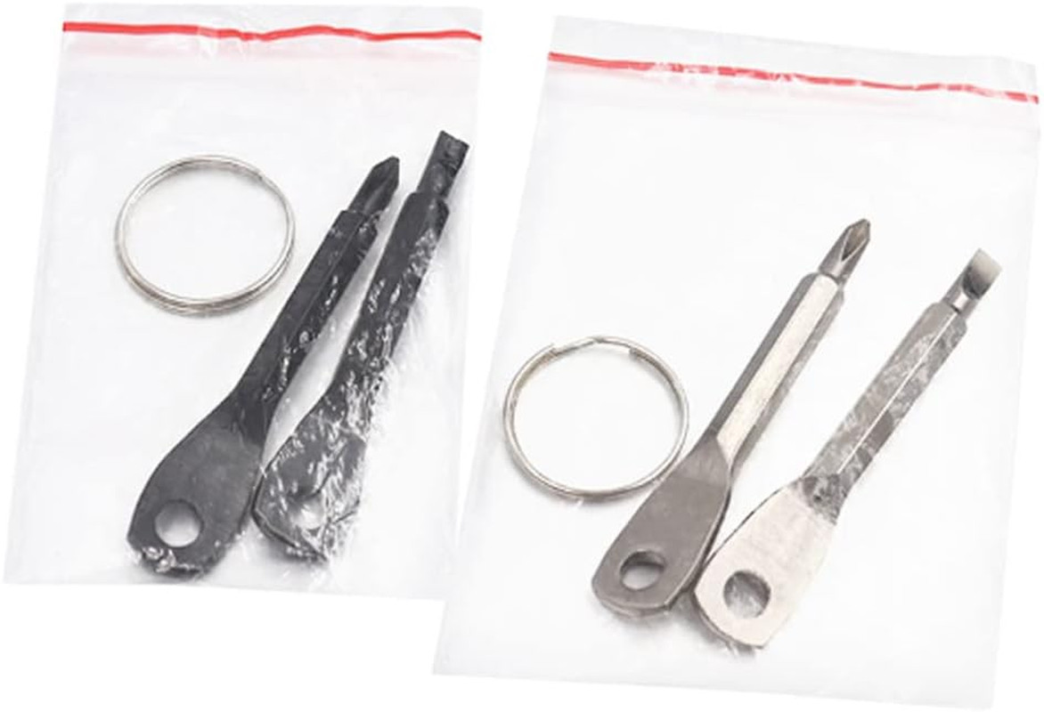 8Pcs Mini Keychain Screwdriver,Outdoor Portable EDC Multifunction Screwdriver Se