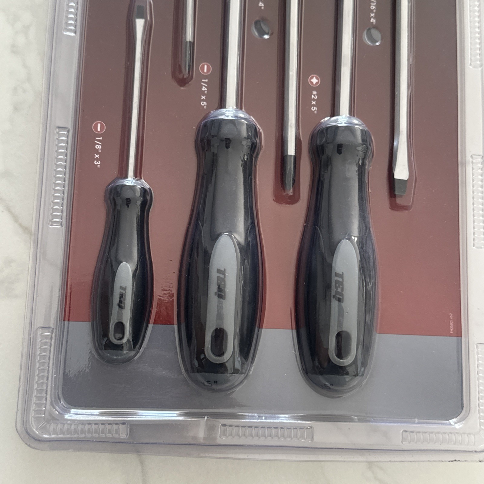 TEQ Correct – 6 Pc Screwdriver Set – TQ414 Slotted Flathead Phillips New
