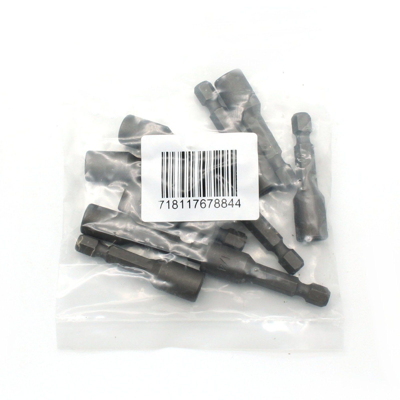 TEMO 10 pc Impact Ready Nut Driver 1/4 Inch Magnetic Nutsetter Set 1/4″, Grey