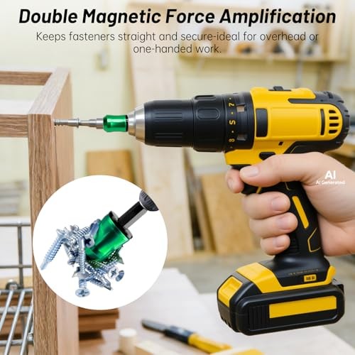 3PCS Magnetic Screw Holder,Strong Screwdriver Head Magnetic Ring,Universal Remov