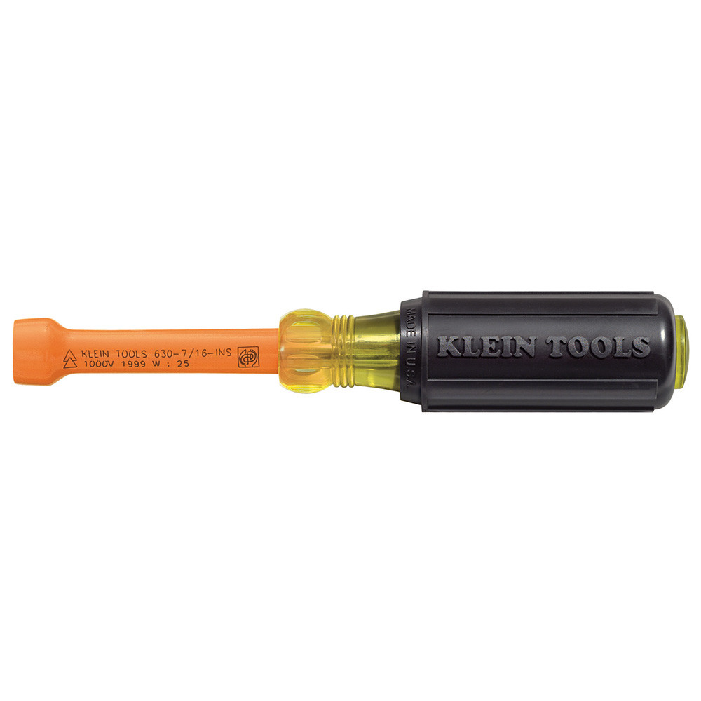 Klein Tools 630-11/32-INS 11/32″ Cushion-Grip Hollow-Shaft Nut Driver