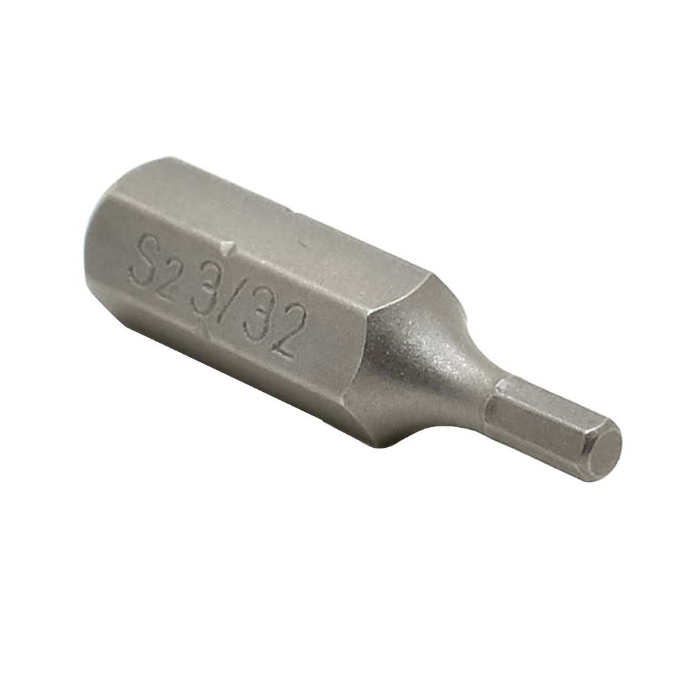 BH108-10PK Single End Hexagonal Screwdriver Bits – 1 Inch Long – 3/32 Hex – 10