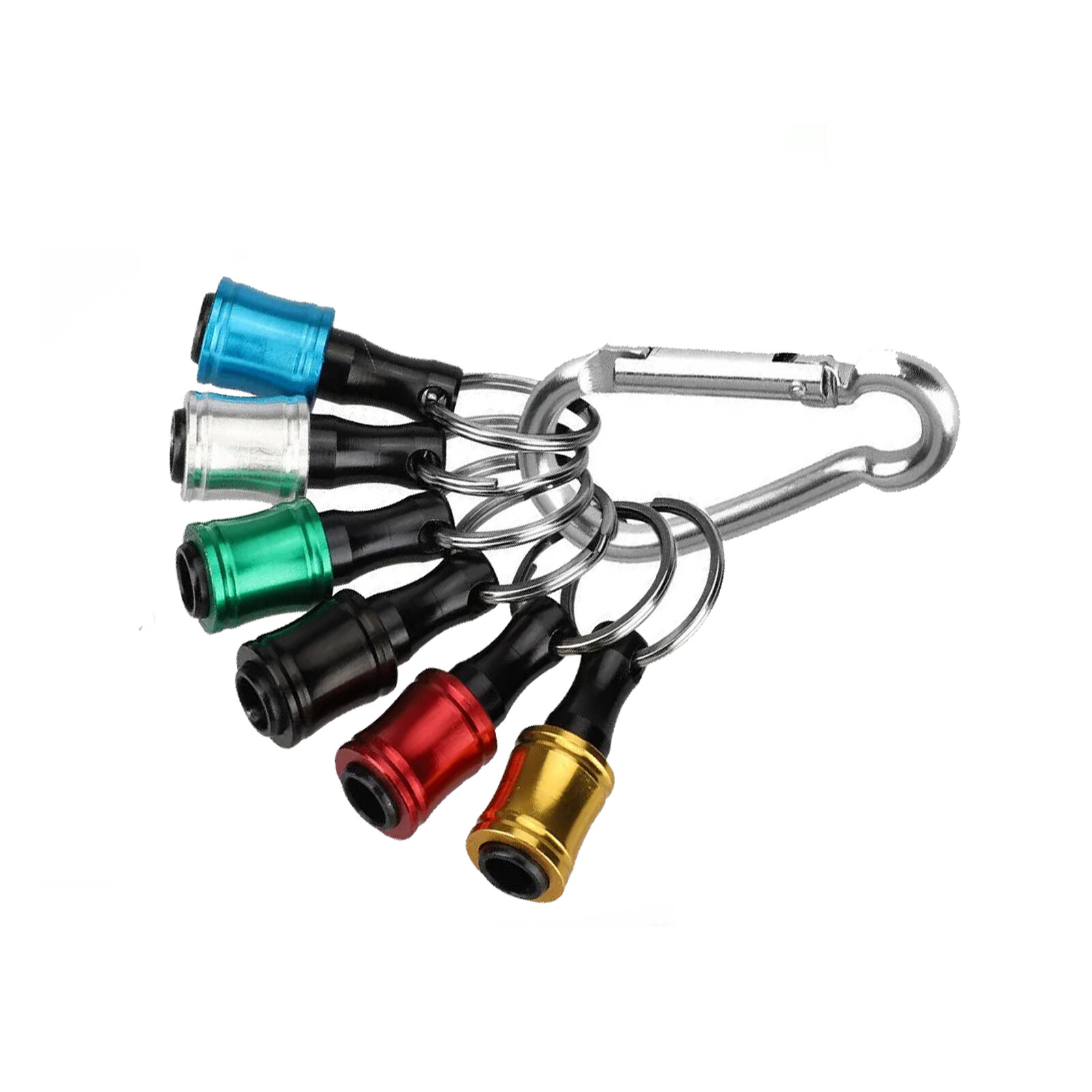 1/4″ Hex Shank Quick Release Keychain Screwdriver Drill Bit Holder Bit Set 24PCS