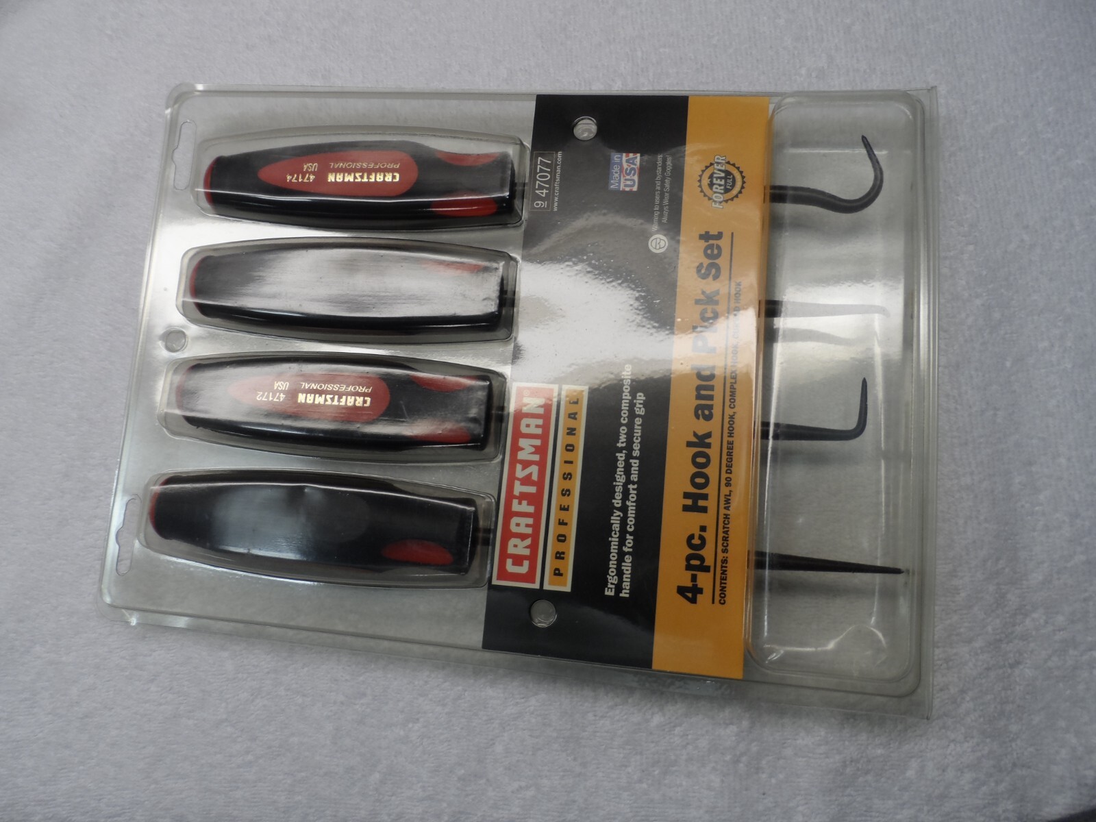 Craftsman Professional Pick and Hook Set, made in USA NIP – Part # 47077