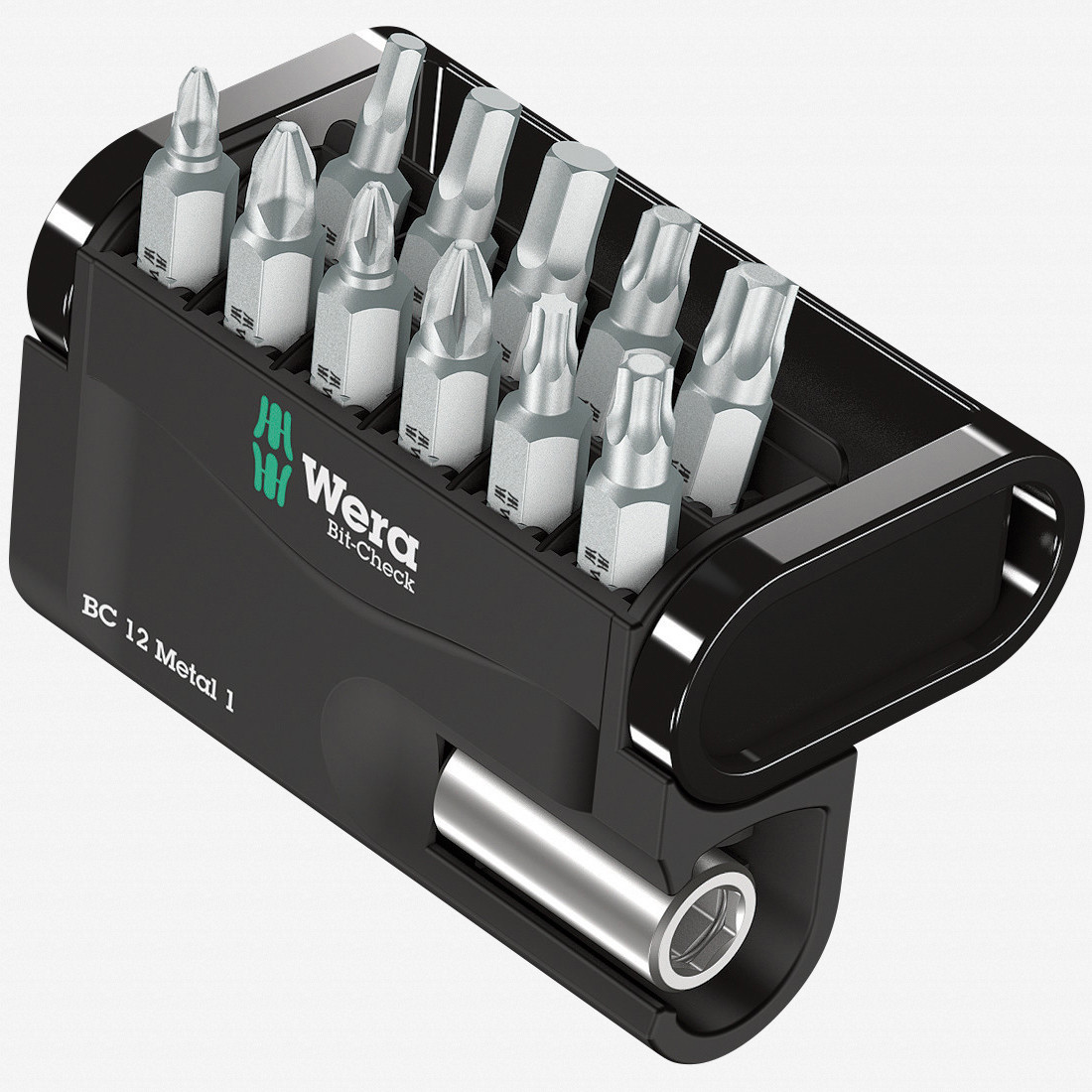 Wera 05057424001 Bit-Check 12 Metal 1 – PH, PZ, TX and Hex Insert Bit Set