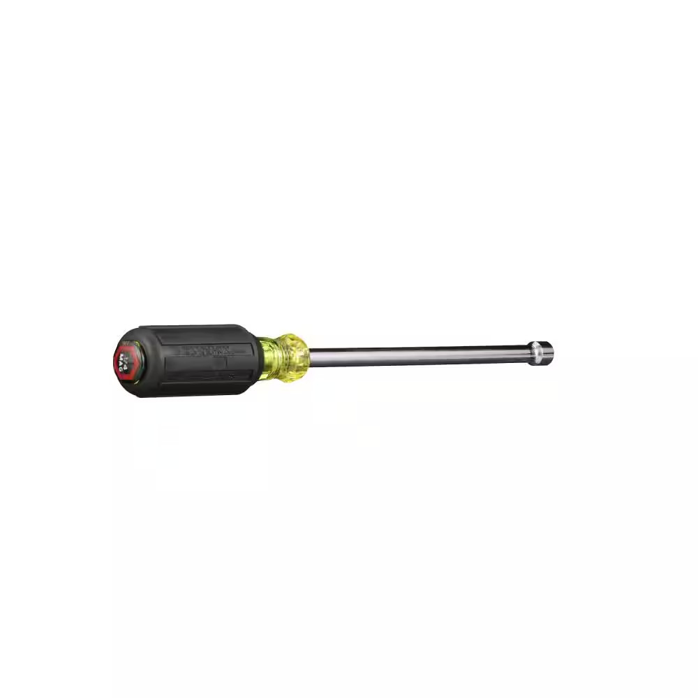 Klein Tools 646-1/4M 1/4″ Hex Magnetic Tip Nut Driver with 6″ Hollow Shank