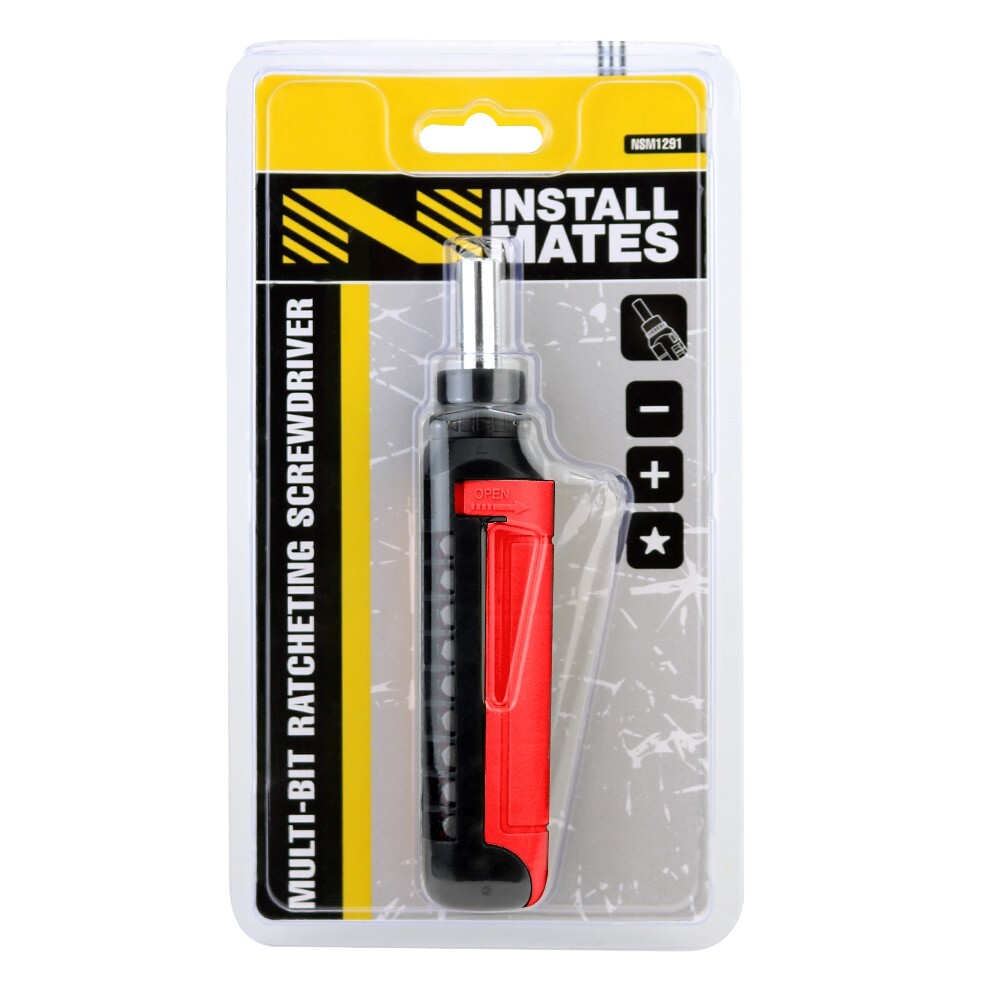 InstallMates™ Multi-Bit 15-Piece Ratcheting Screwdriver (Standard)