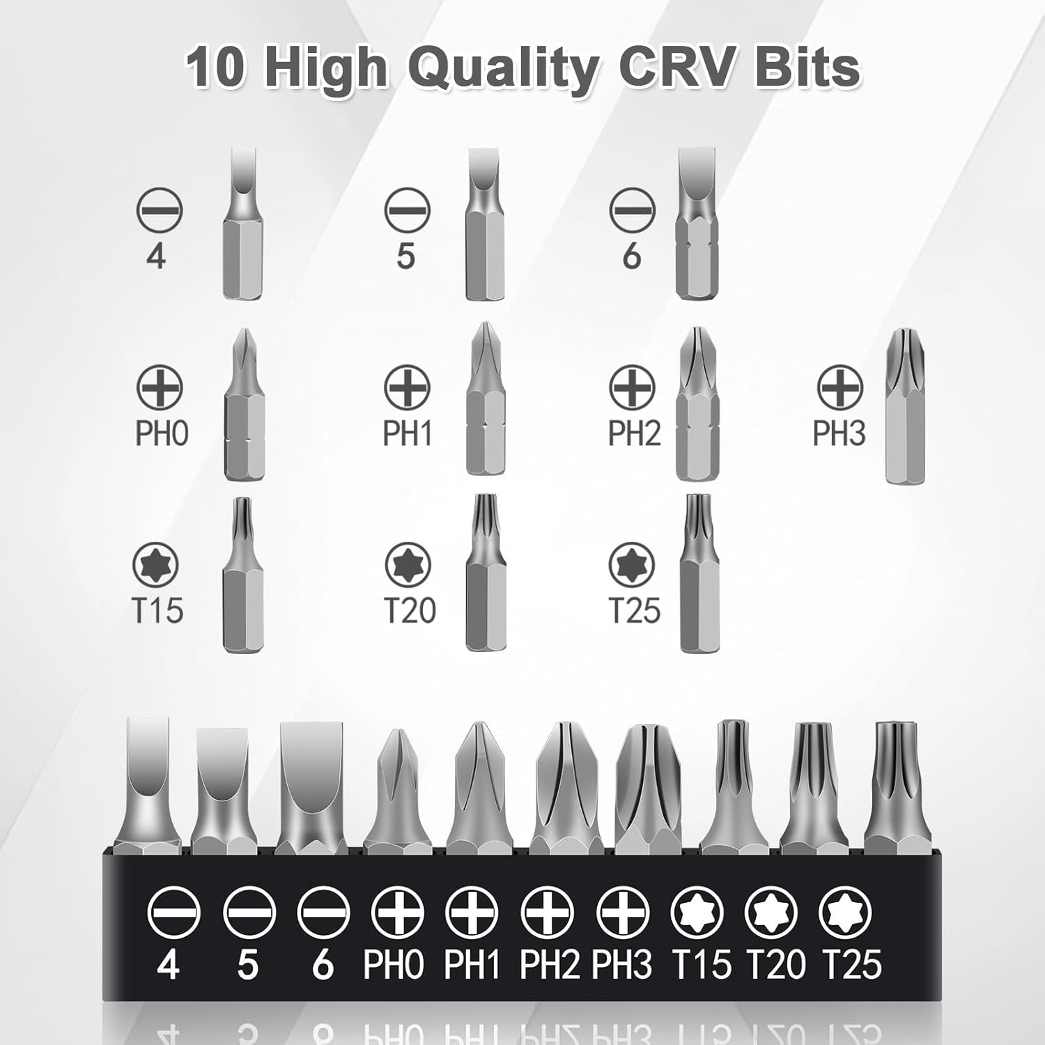 10-In-1 Angled Ratchet Screwdriver Set?90 Degree Right Angle, Angled and Offset