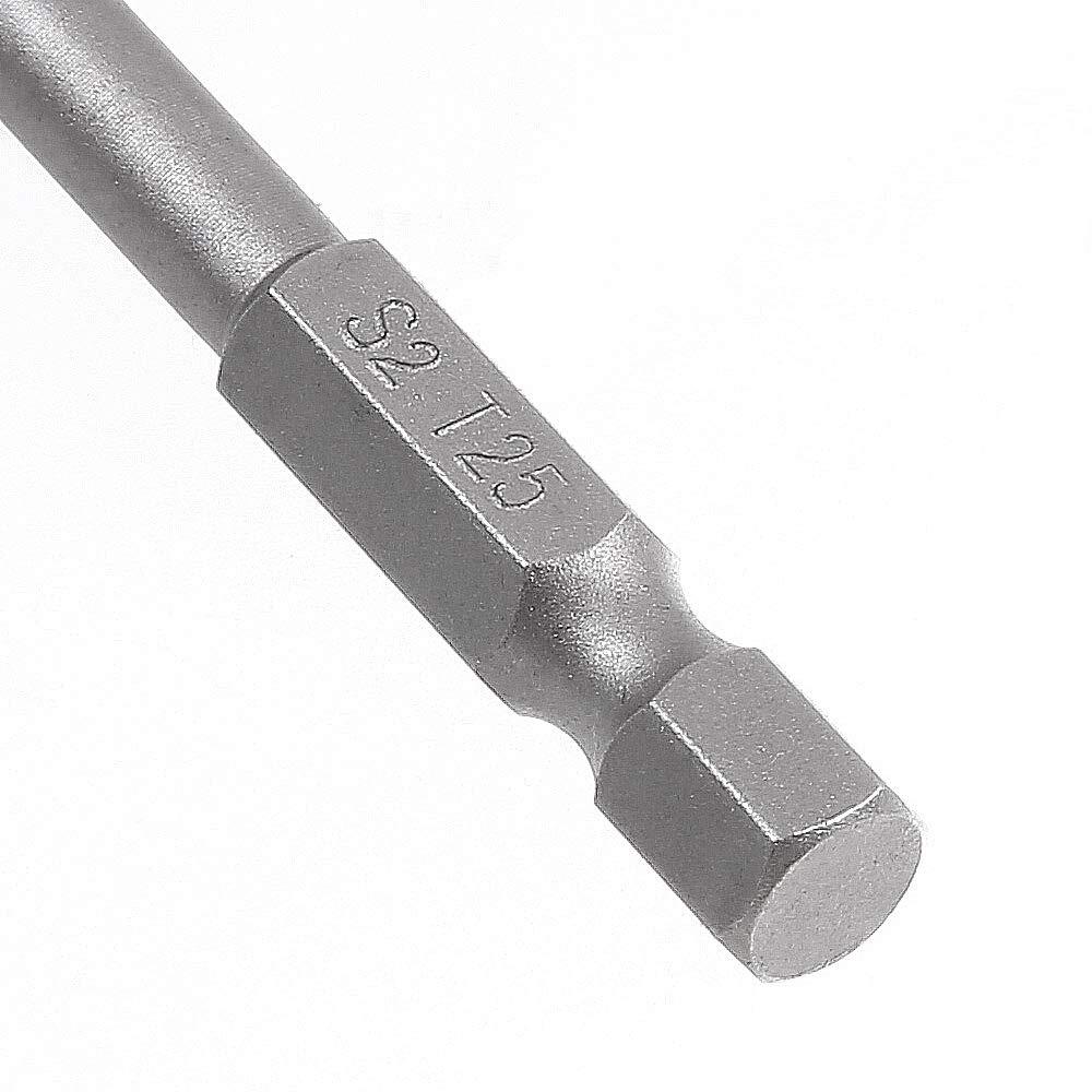 uego de 10 puntas de destornillador Torx de 6 pulgadas de largo (T6-T40)
