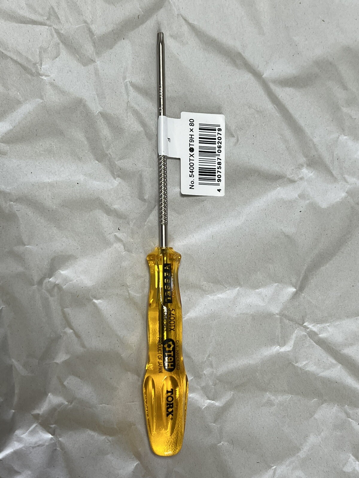 VESSEL TORX Driver 6-piece set 5400TX Power Grip T5 T6 T7H T8H T9H T10H Japan